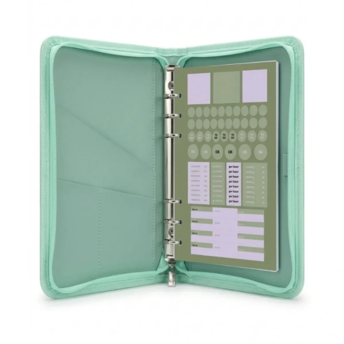 Agenda Perpetua Verde - Planner Puffer