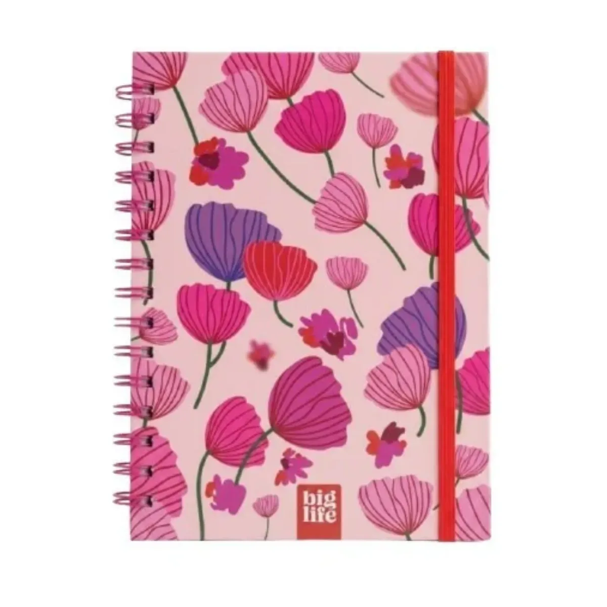 Cuaderno 144h Flower Rosas - Big Life 