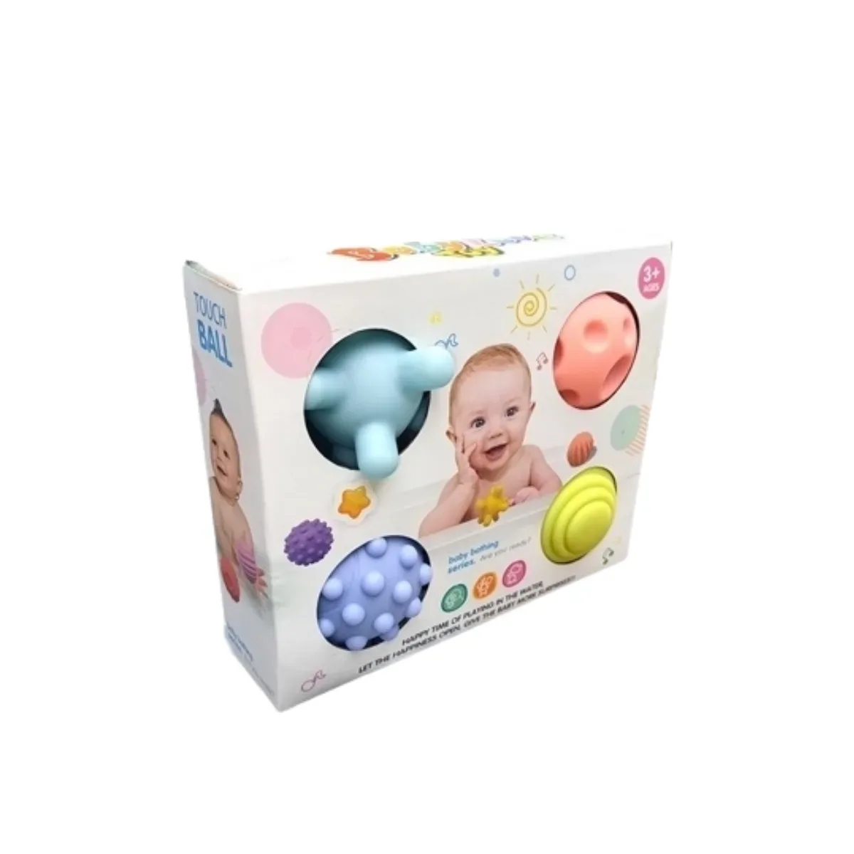 Set pelotas Sensoriales x4 con Textura