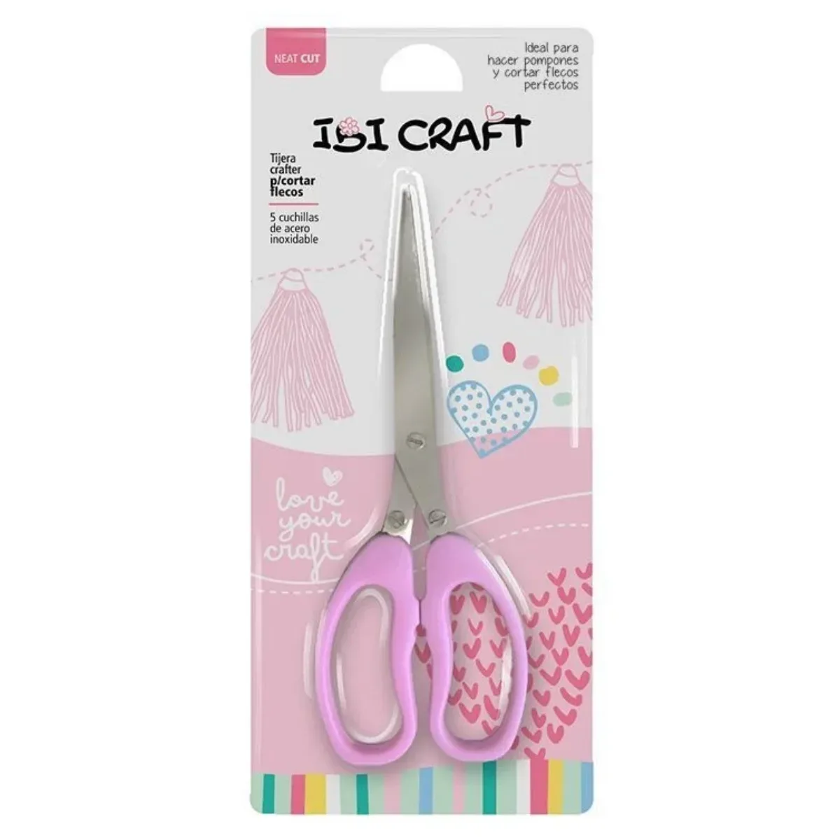Tijera 5 cuchillas para Flecos - Ibi Craft