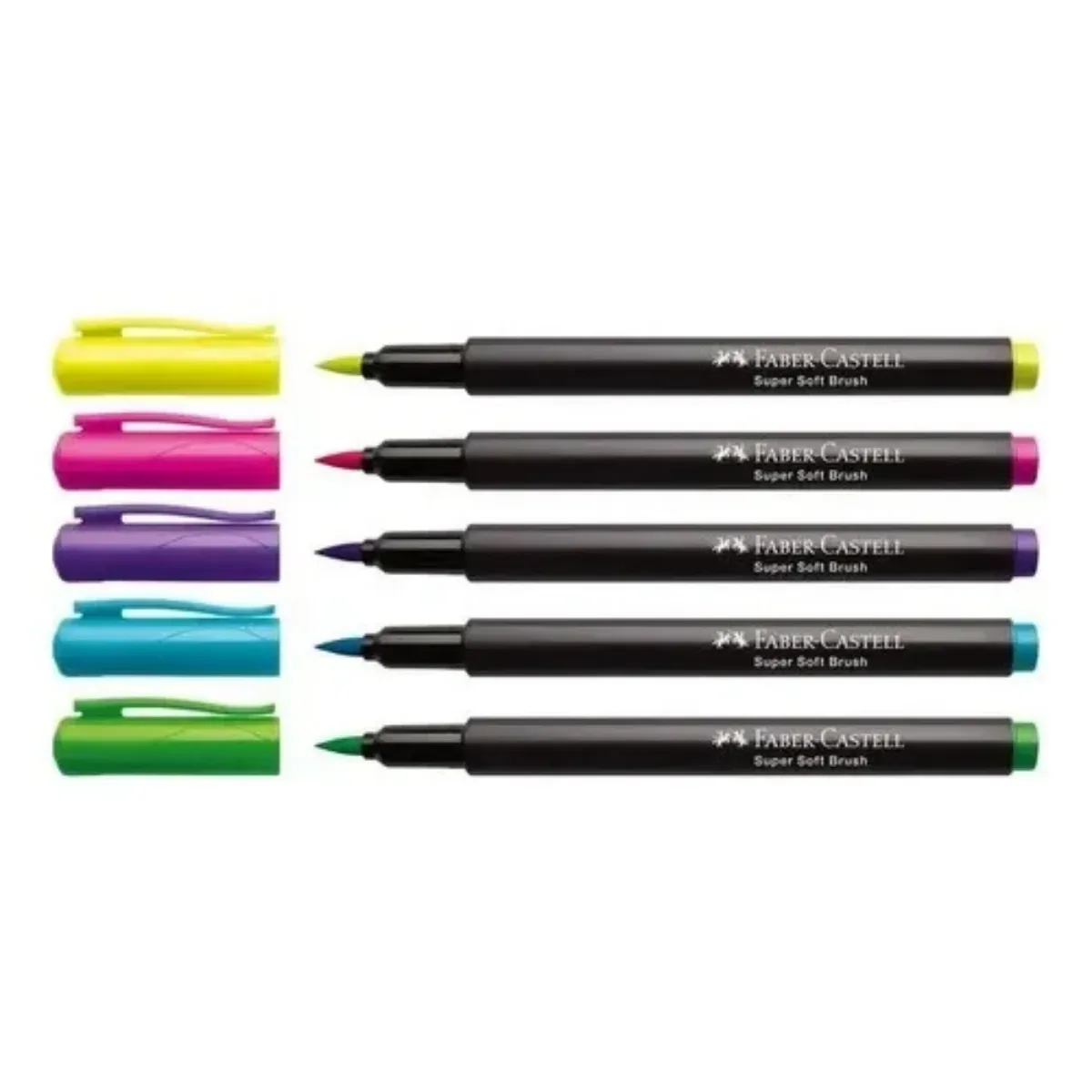 Marcadores Supersoft x5 Neón - Faber Castell