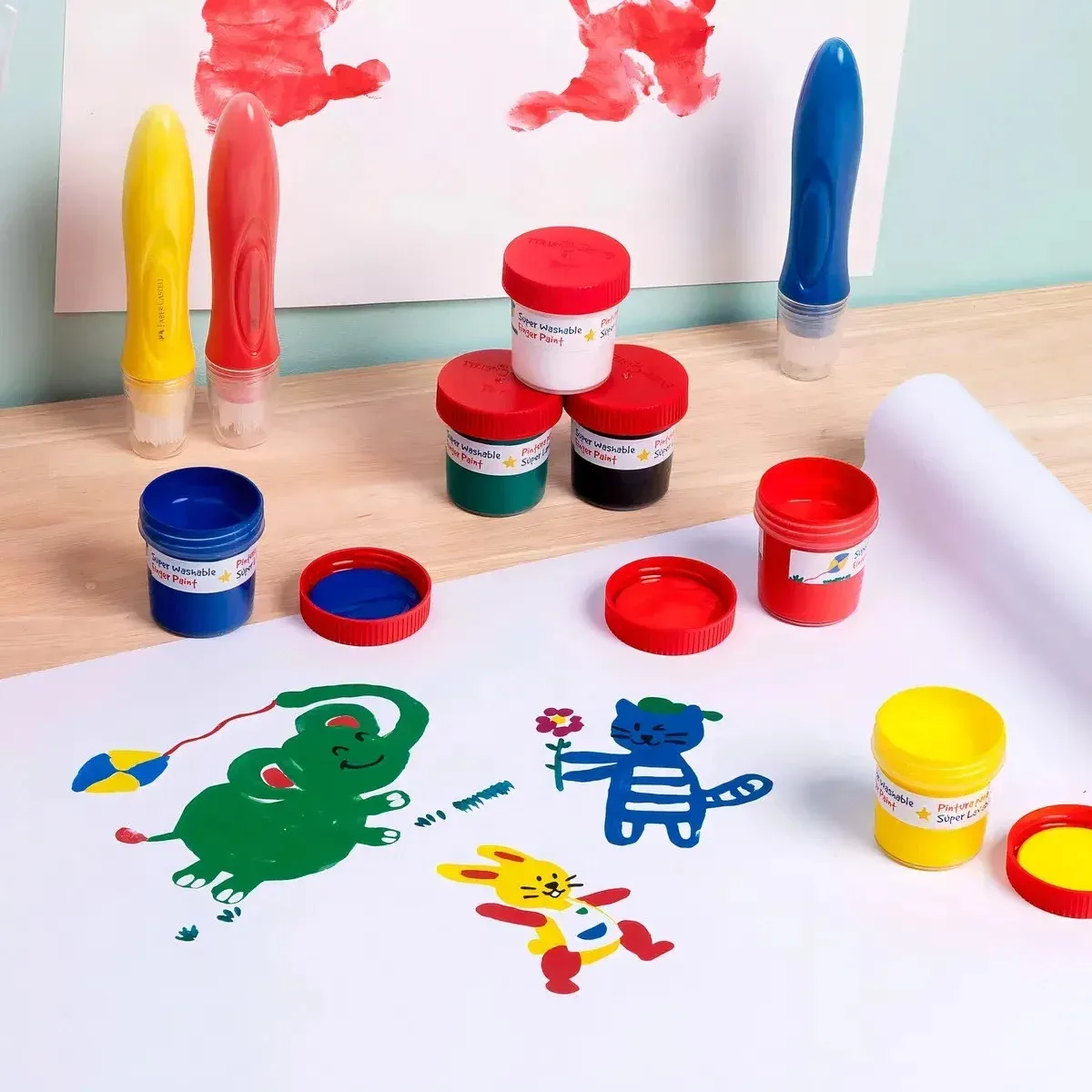 Pintura de Dedos x6 - Faber Castell