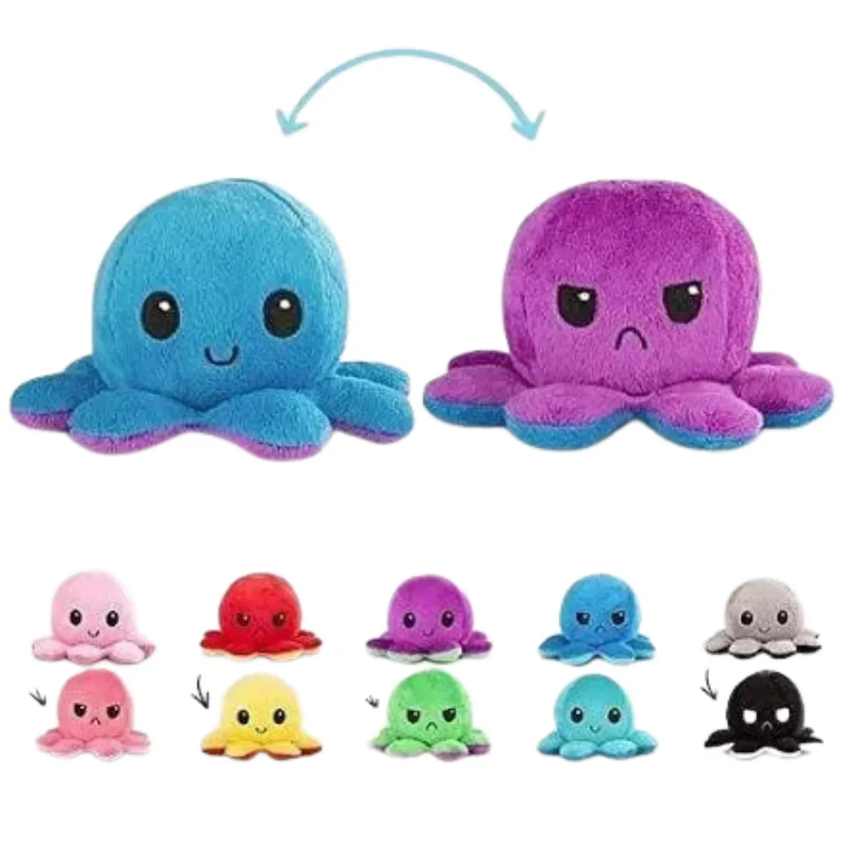 Peluche Pulpo Reversible