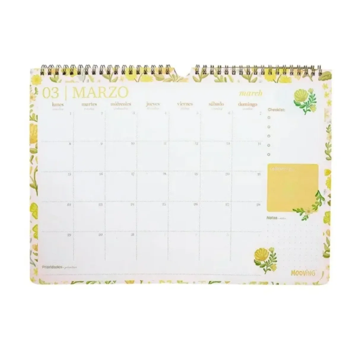 Calendario Boho 2027 - Mooving 