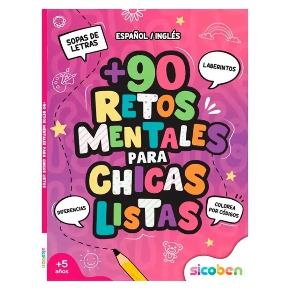 Libro +90 Retos Mentales