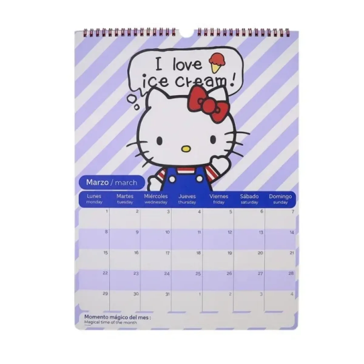 Calendario Hello Kitty 2027 - Mooving