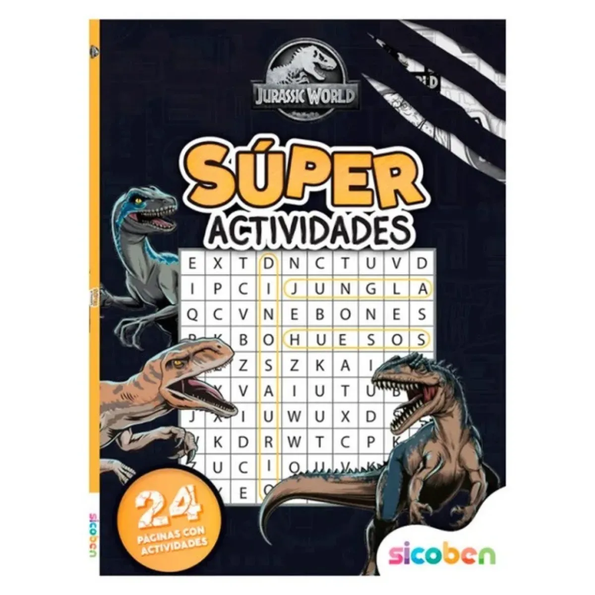 Libro Super Actividades Jurassic World