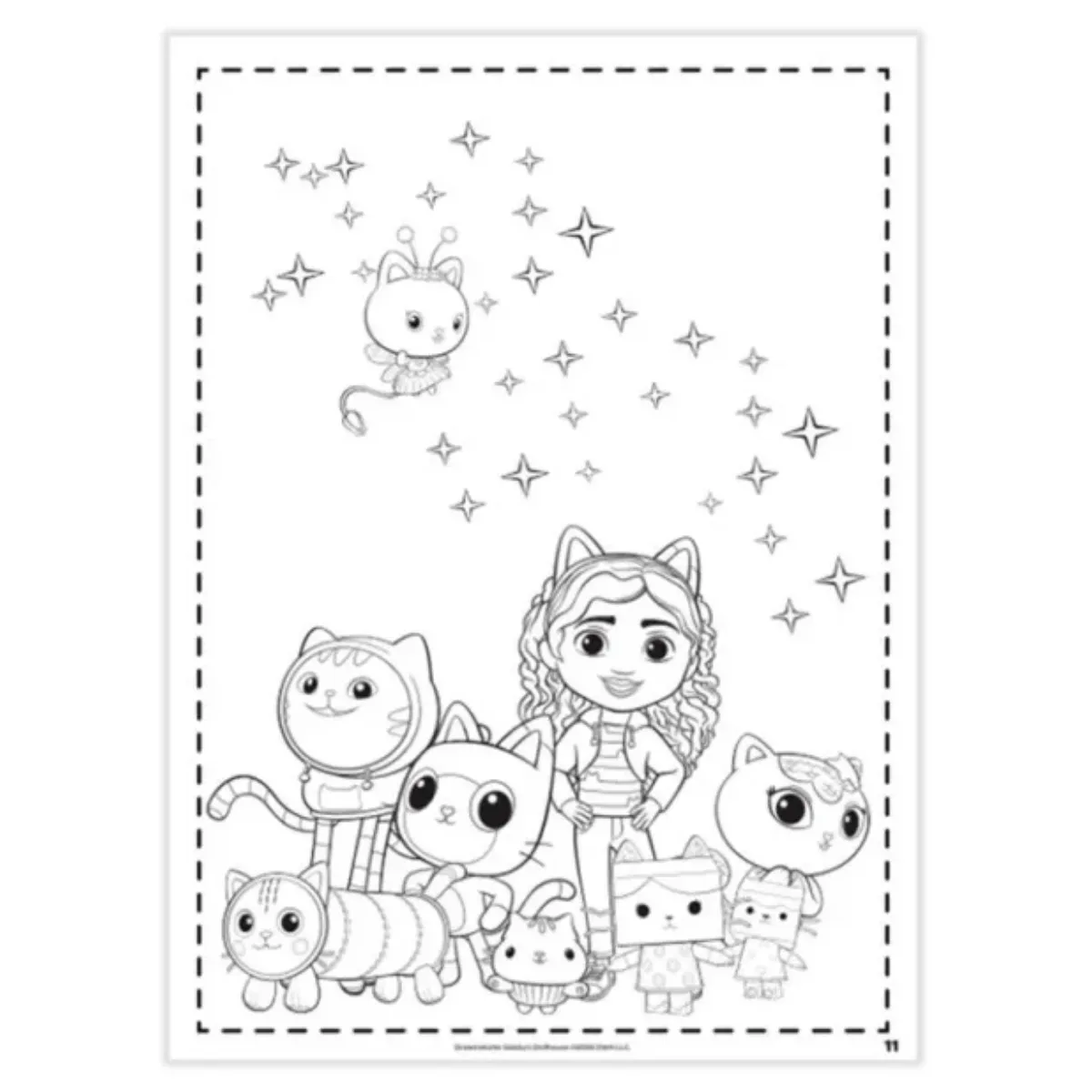 Libro Colorear Gabby Dollhouse