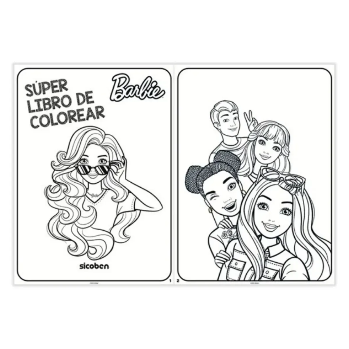 Super Libro de Colorear Barbie