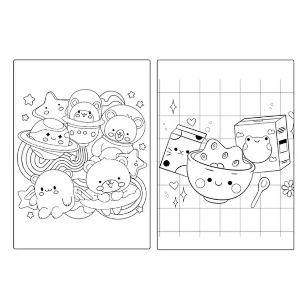 Super Libro de Colorear Kawaii