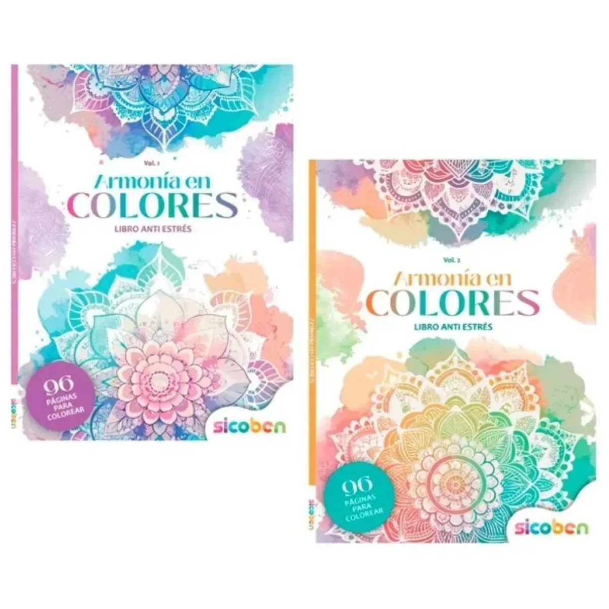 Libro para Colorear Mandalas - Armonía en Colores