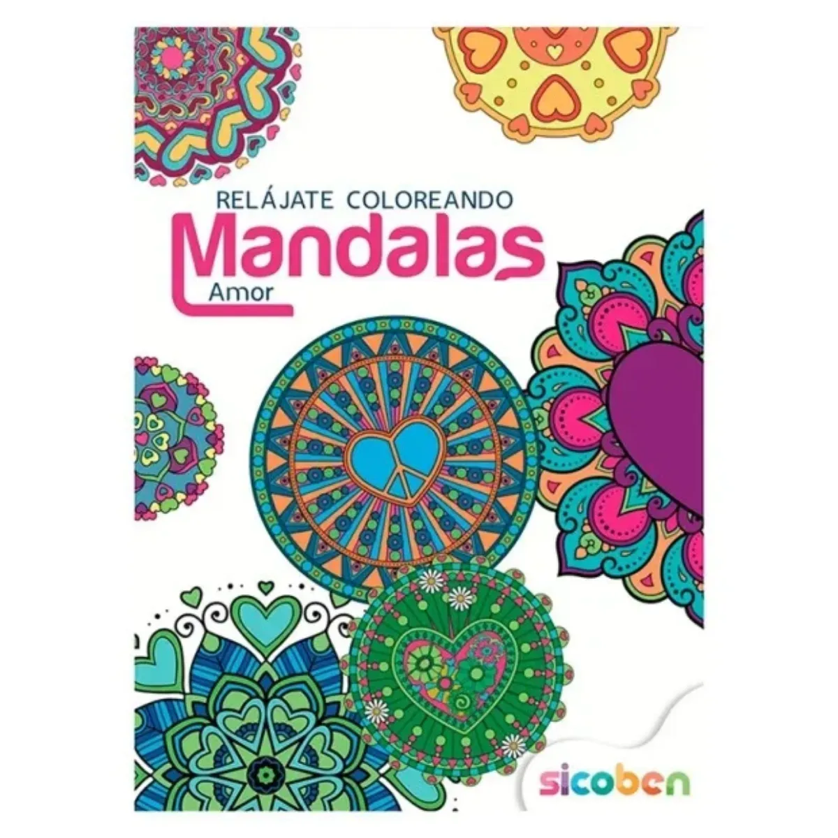 Libro para Colorear Mandalas - Amor