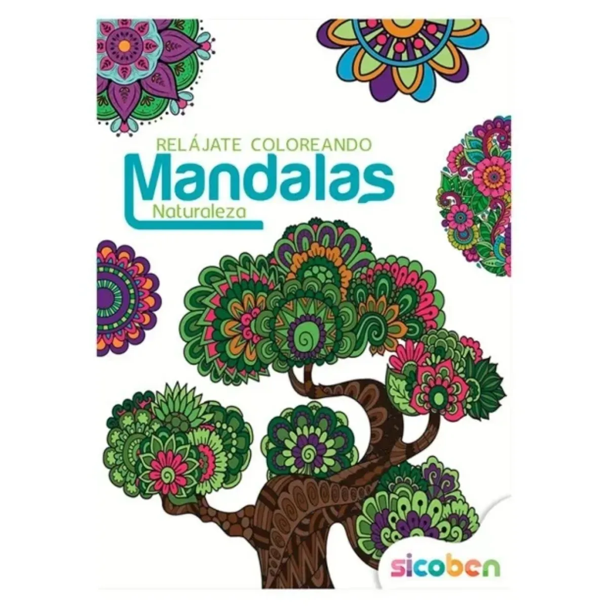 Libro para Colorear Mandalas - Naturaleza
