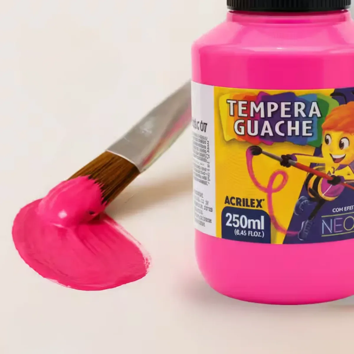 Temperas Acrilex 250ml - Neón