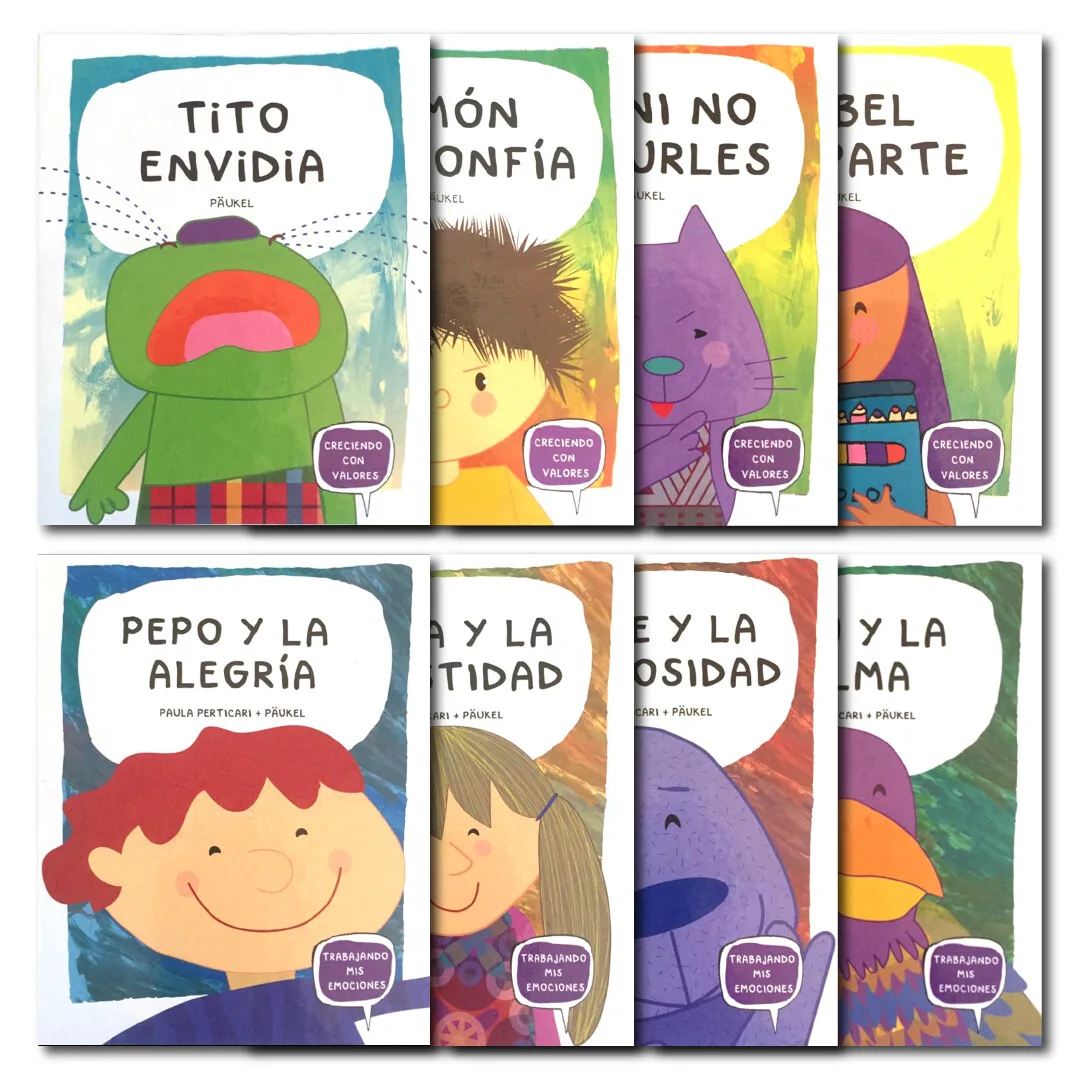Coleccion Libros Infantiles Emociones - Cuentos Para Pensar