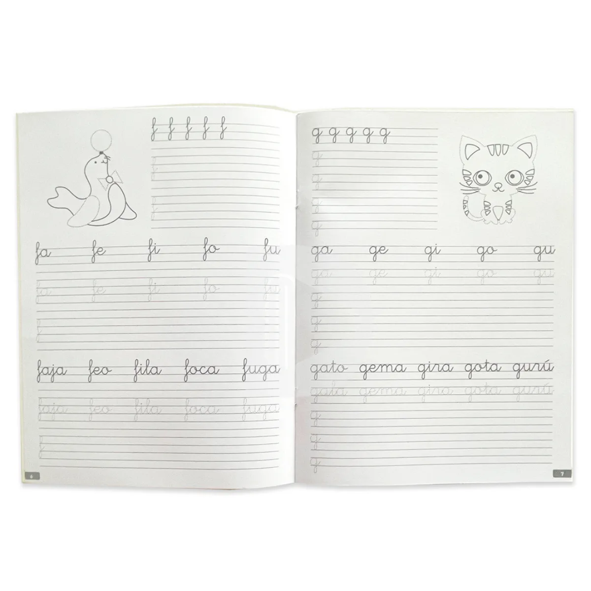 Coleccion x8 Libros Aprendo a Escribir