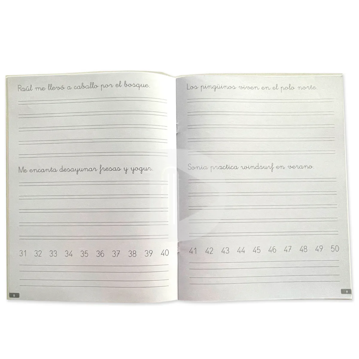 Coleccion x8 Libros Aprendo a Escribir