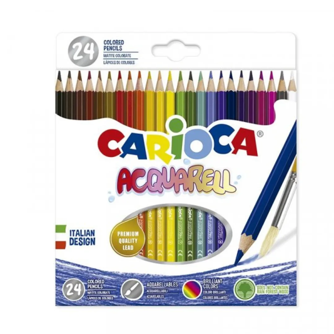 Colores Acuarelables x24 - Carioca