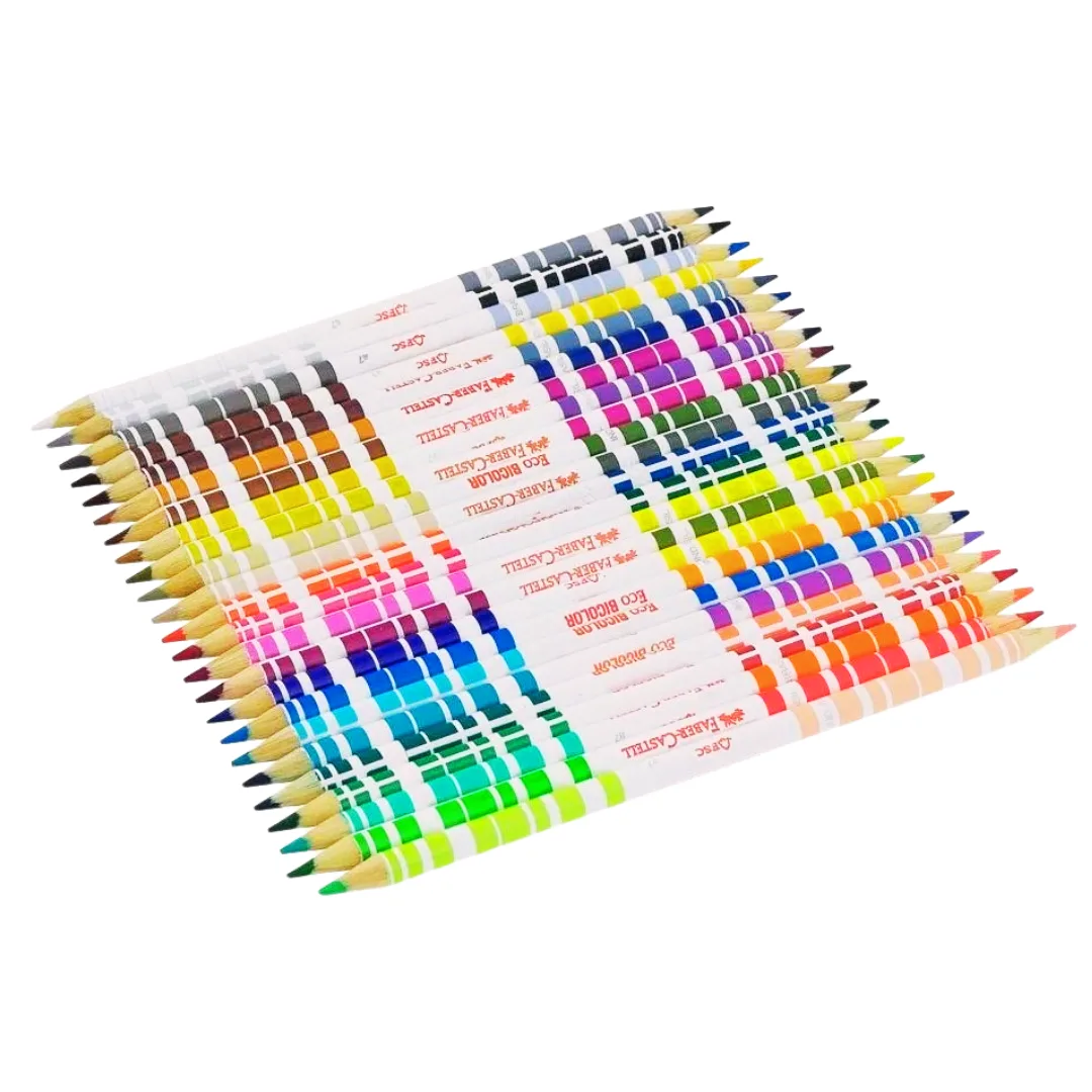 Colores Faber Castell 2 En 1 Bicolor x24