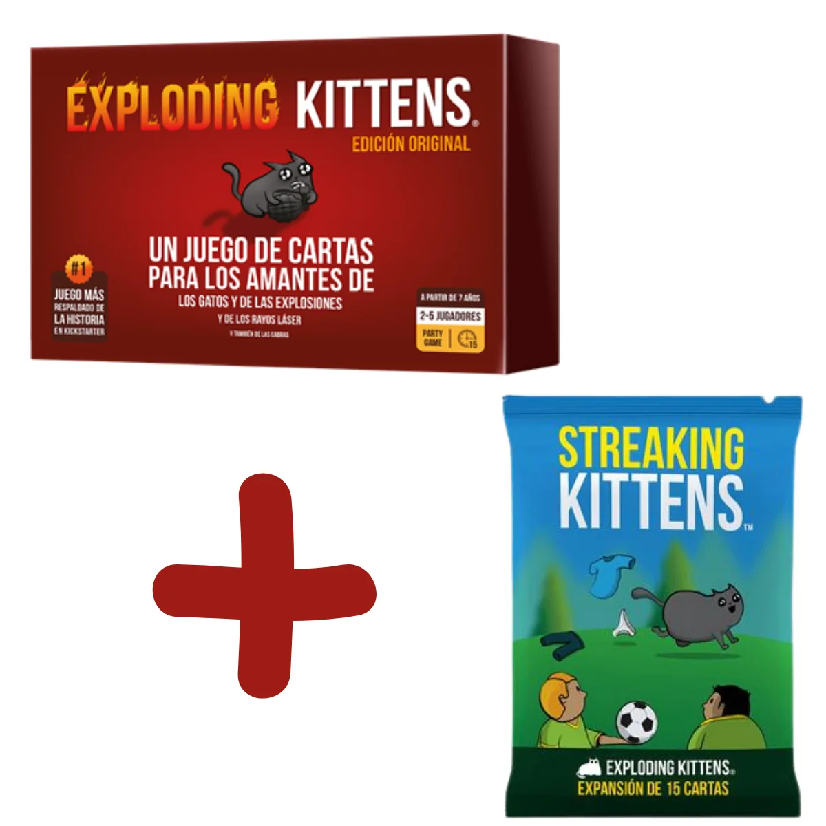 Combo Exploding Kittens + Streaking Kittens