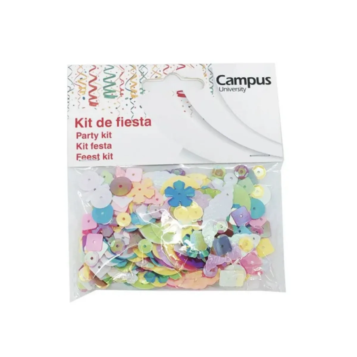 Confetti metalizado formas surtidas 14g