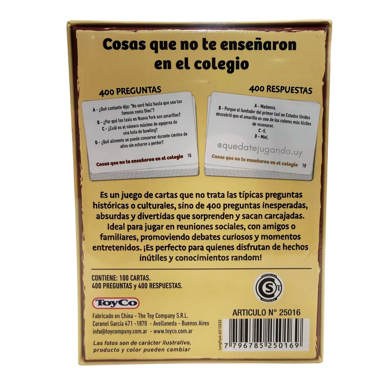 Cosas que No te Enseñaron en el Colegio  - ToyCo