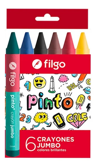 Crayolas Jumbo x6 - Filgo