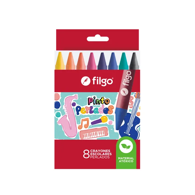 Crayolas Perlados x8 - Filgo