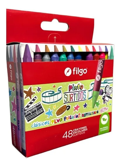 Crayolas Surtidas x48 - Filgo