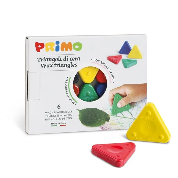 Crayones triangulares de cera x6 - Primo