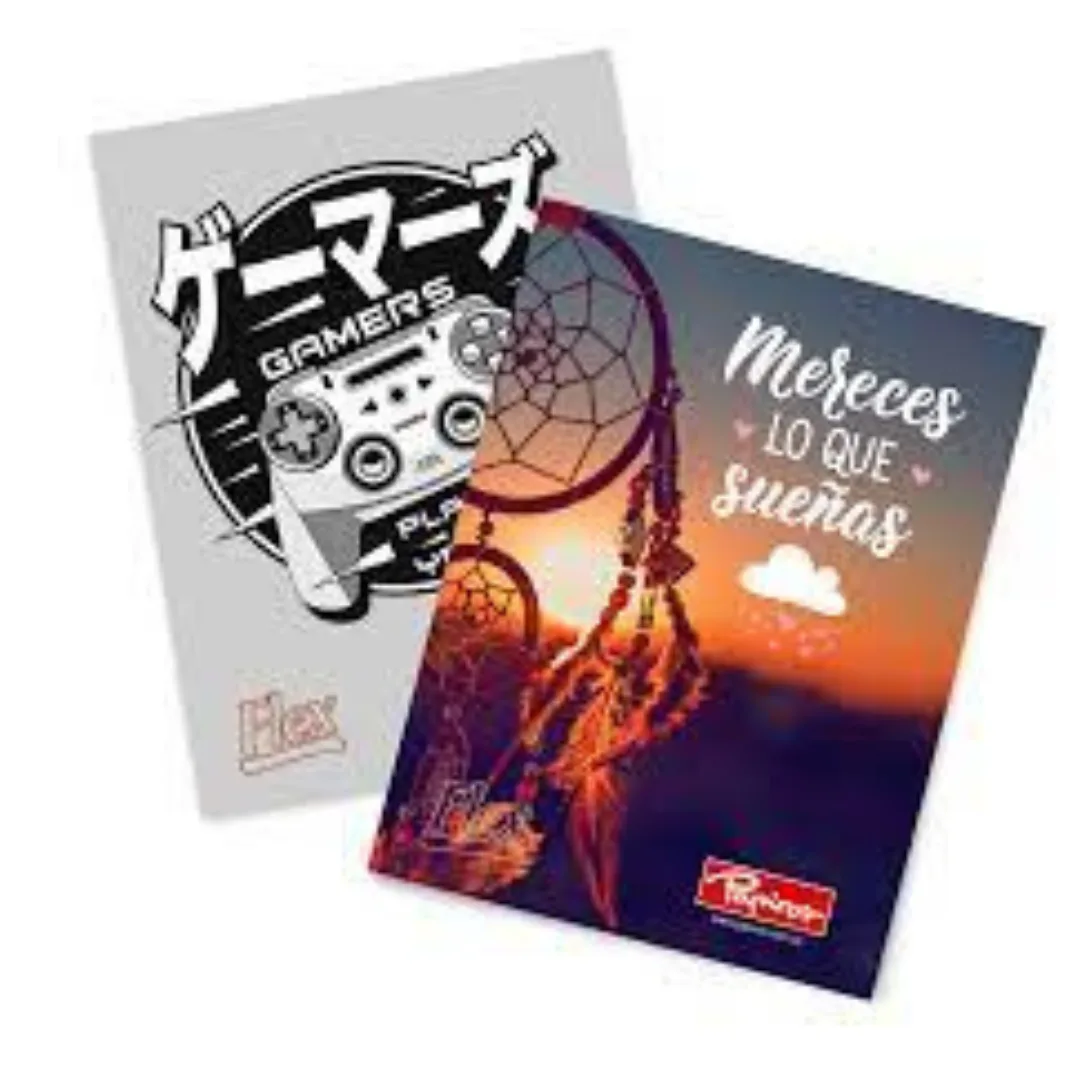 Cuaderno 24 Hojas Rayado - Papiros Flex