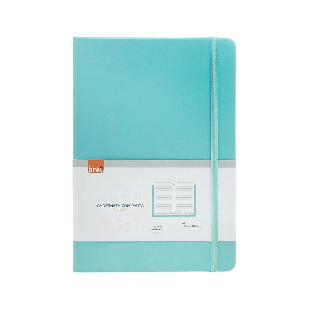 Cuaderno A5 Tapa Dura con Elastico - BRW 3