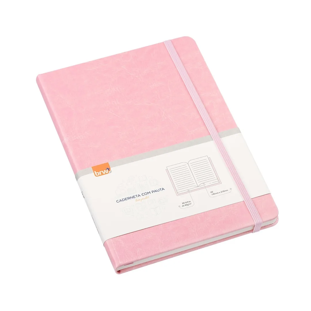 Cuaderno A5 Tapa Dura con Elastico - BRW 4