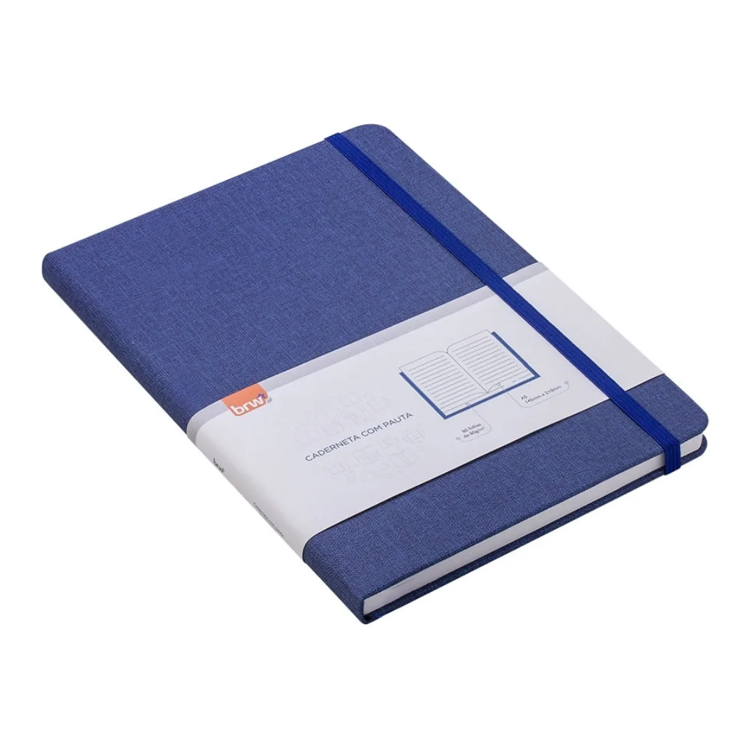 Cuaderno A5 Tapa Dura con Elastico - BRW