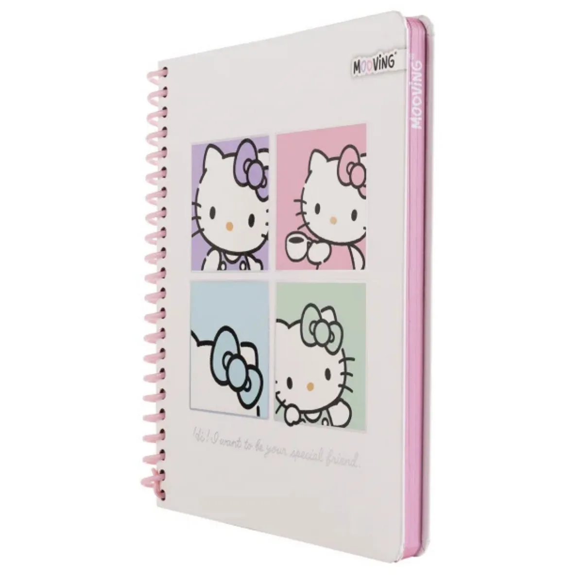 Cuaderno con espiral Hello Kitty - Mooving