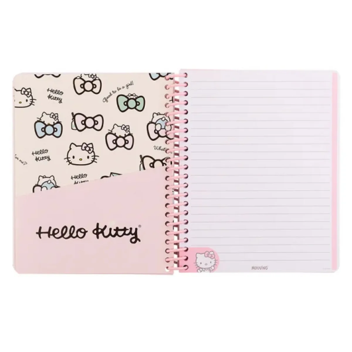 Cuaderno con espiral Hello Kitty -  Mooving