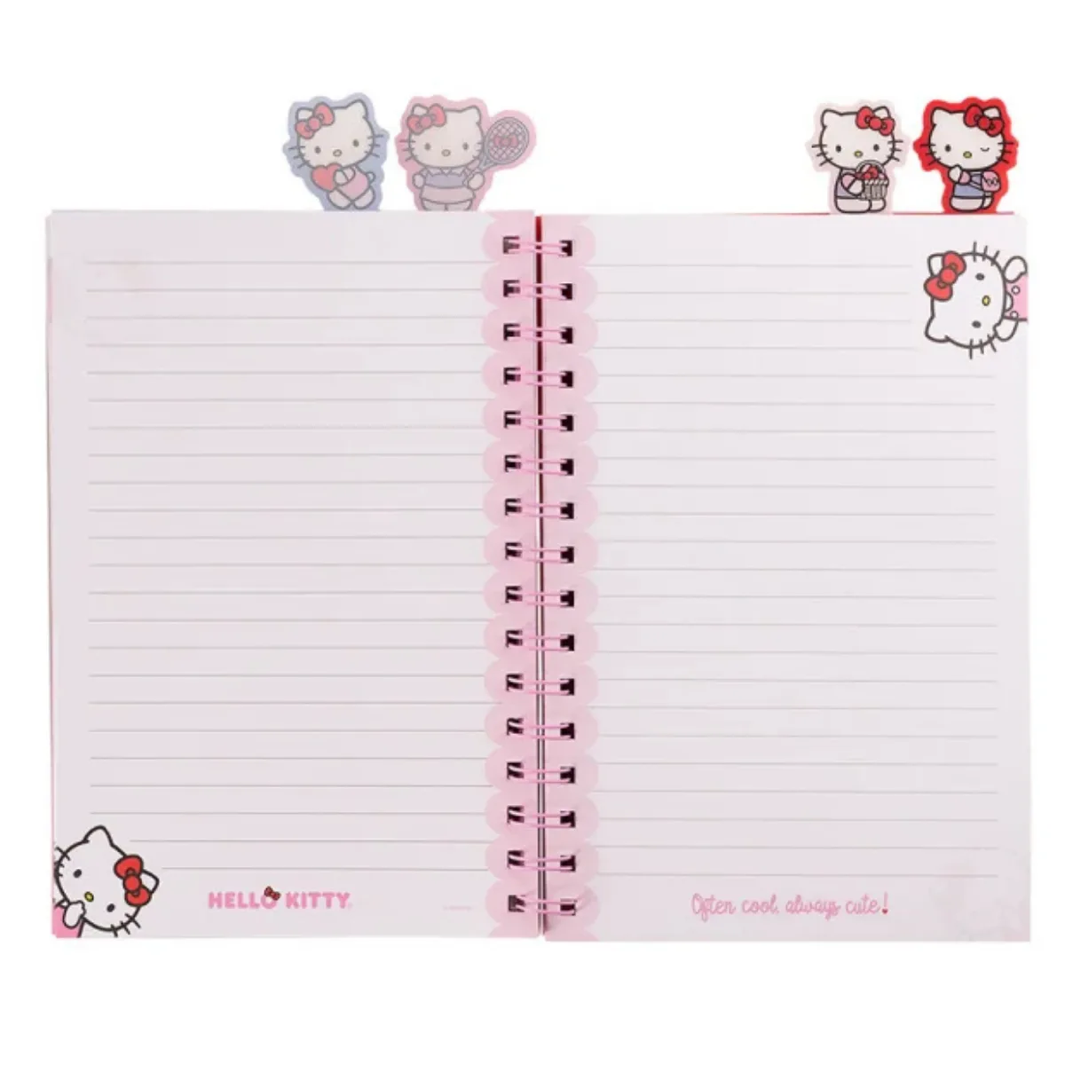 Cuaderno con separadores Hello Kitty - Mooving 4