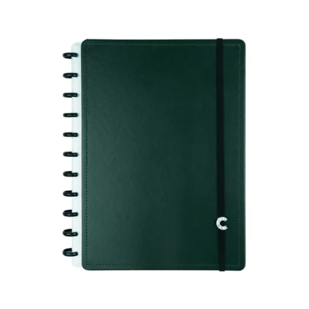 Cuaderno Inteligente A5 con Discos - Dark Green