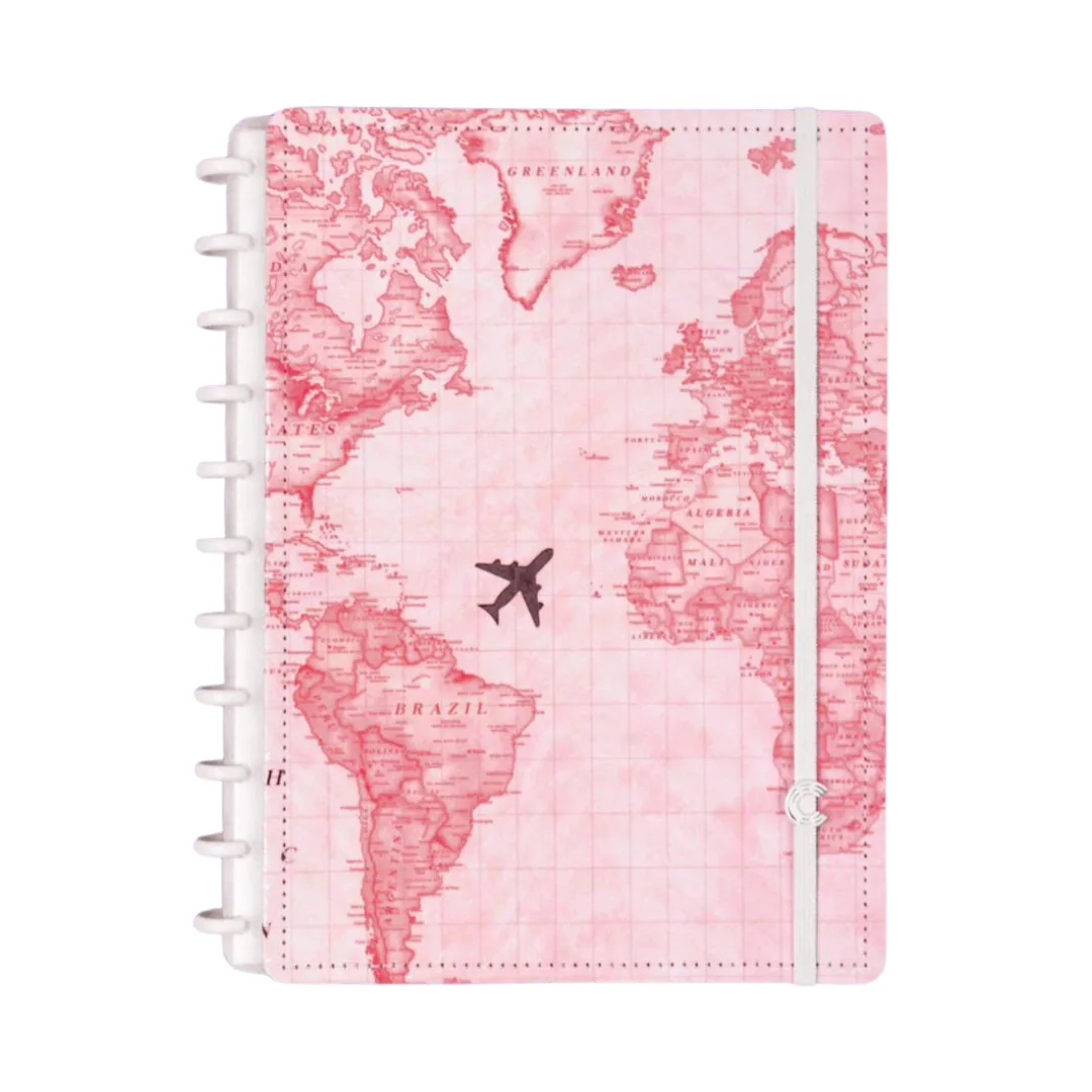 Cuaderno Inteligente A5 con Discos - Mapamundi