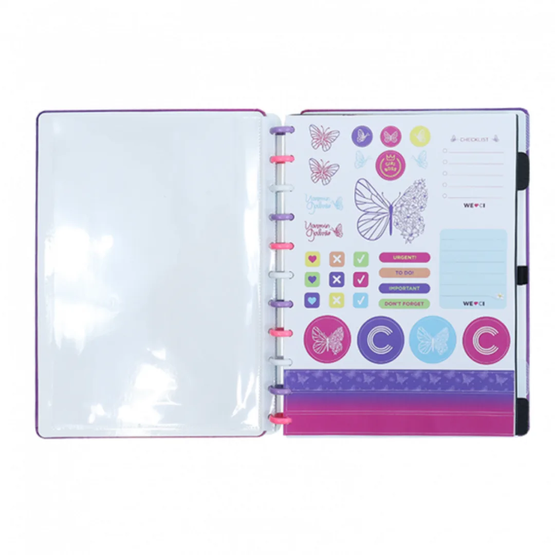 Cuaderno Inteligente A5 con Discos - Ultravioleta