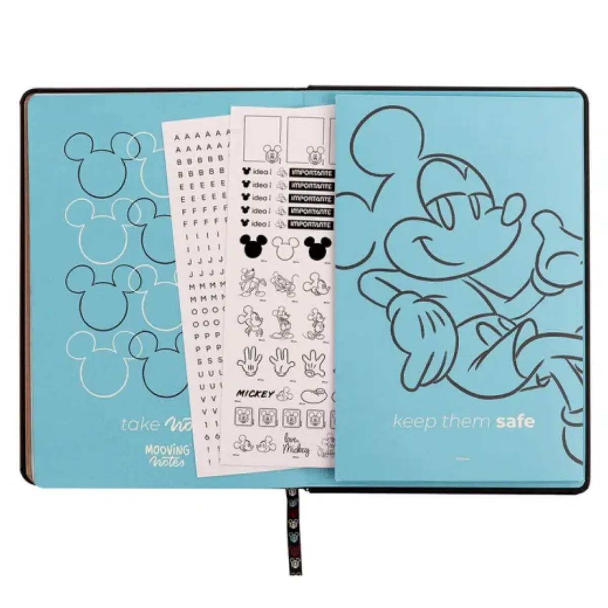 Cuaderno Mickey - A5 Mooving