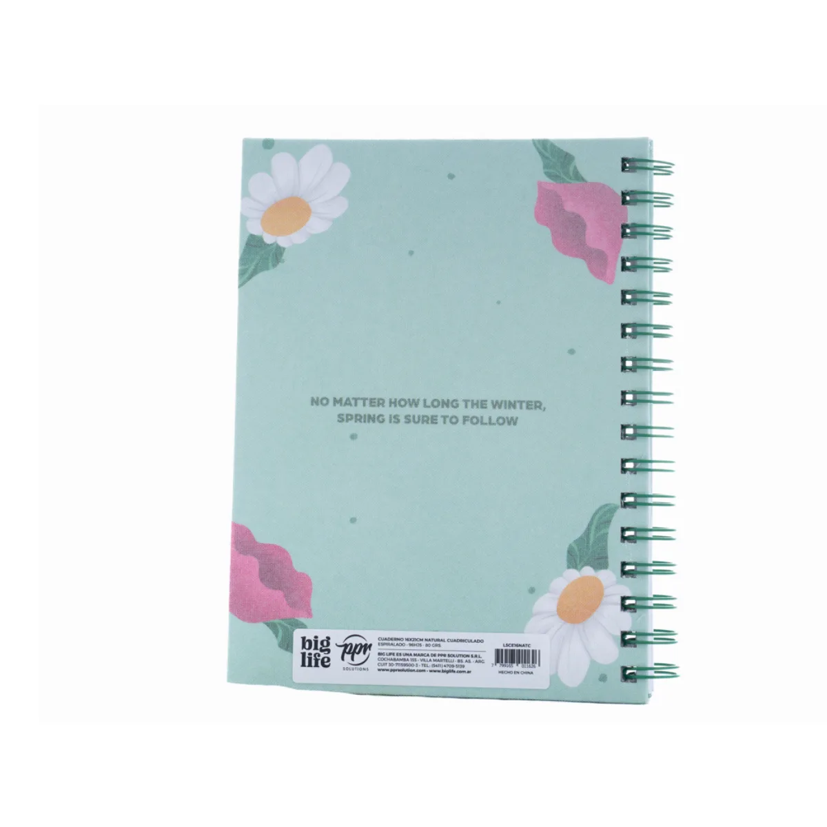 Cuaderno Natural 80h Tapa Dura - Big Life