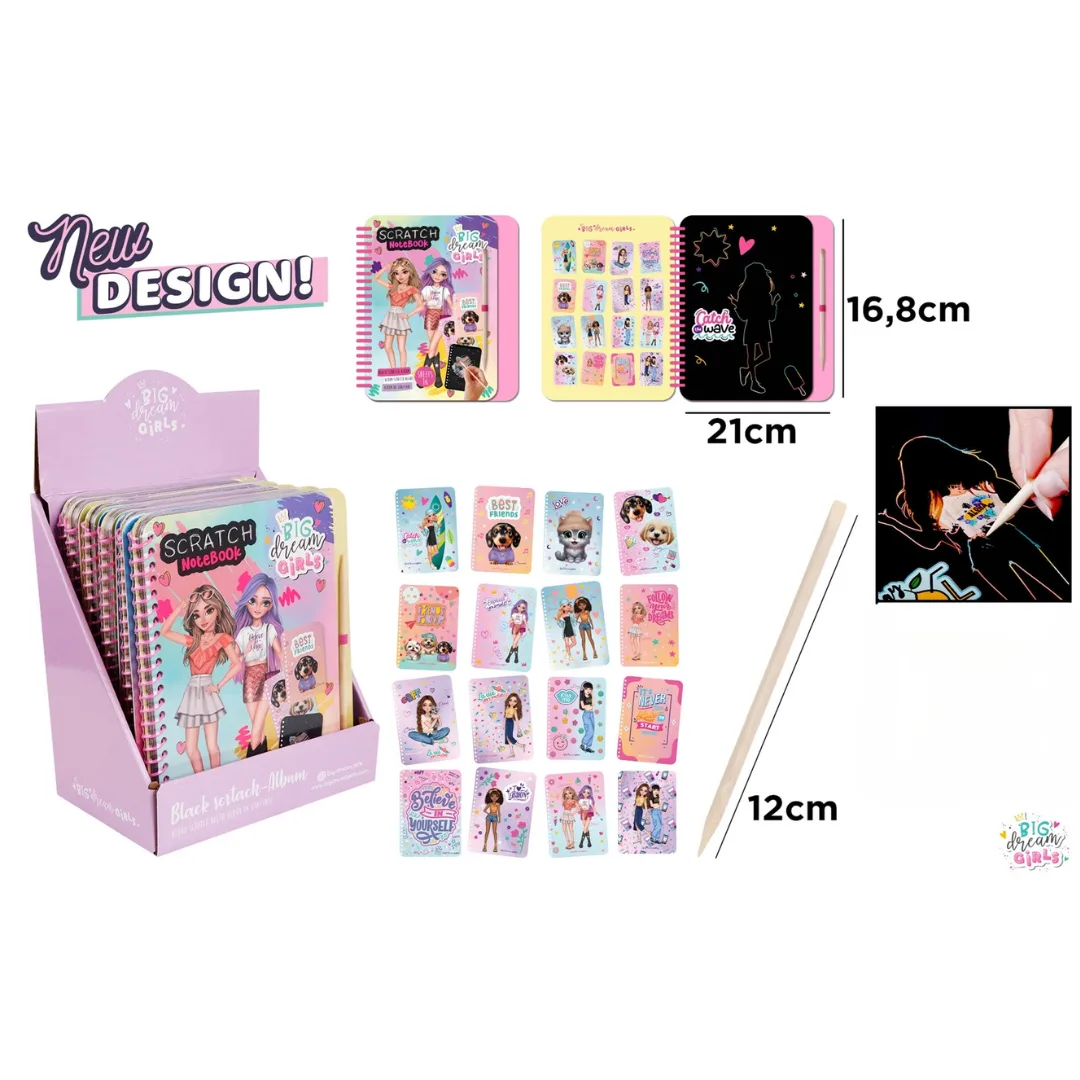 Cuaderno Scratch Girls -16 hojas 4