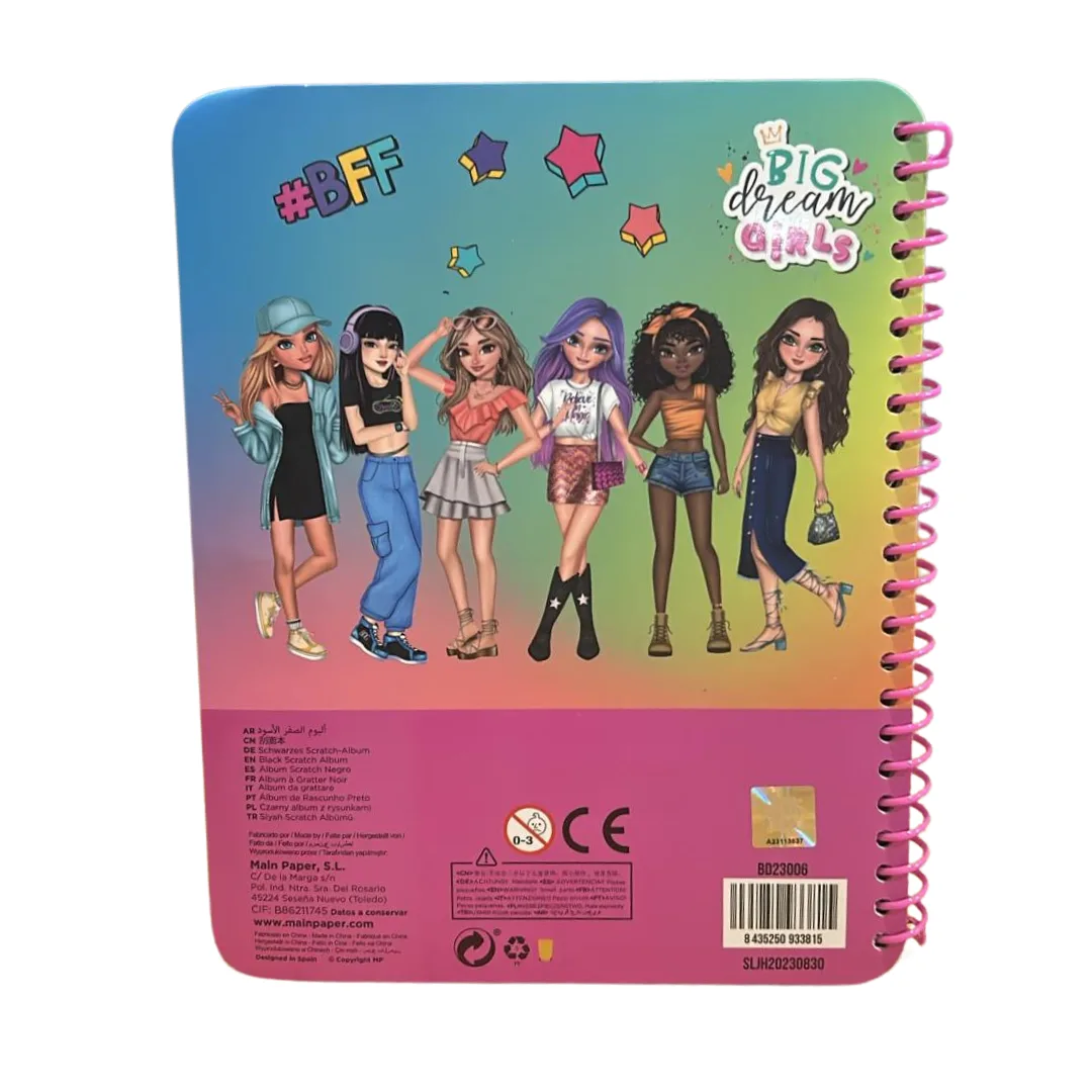 Cuaderno Scratch Girls -16 hojas 3