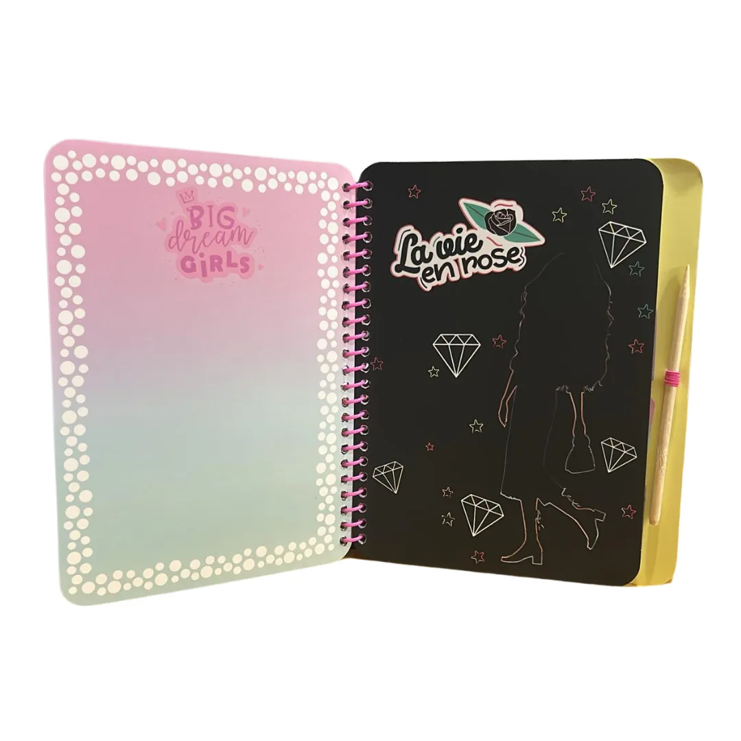 Cuaderno Scratch Girls -16 hojas