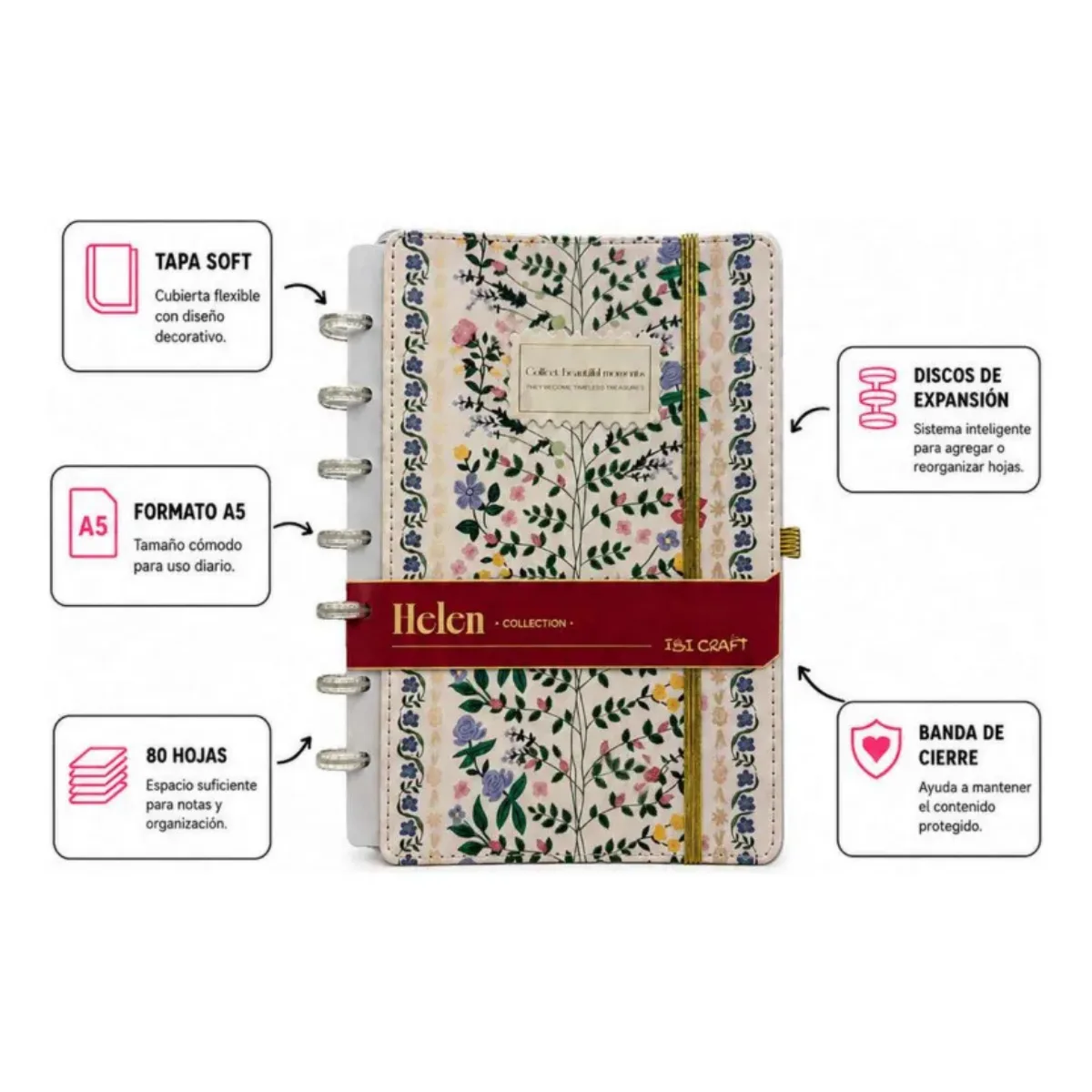 Cuaderno Sistema de Discos Inteligente Helen - Ibi Craft 3