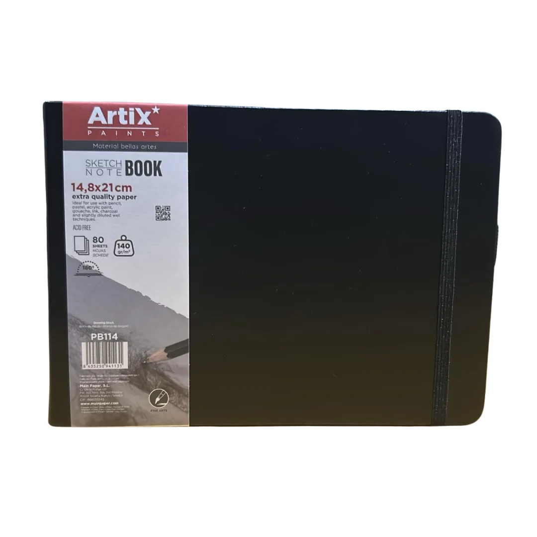 Cuaderno Sketchbook Negro