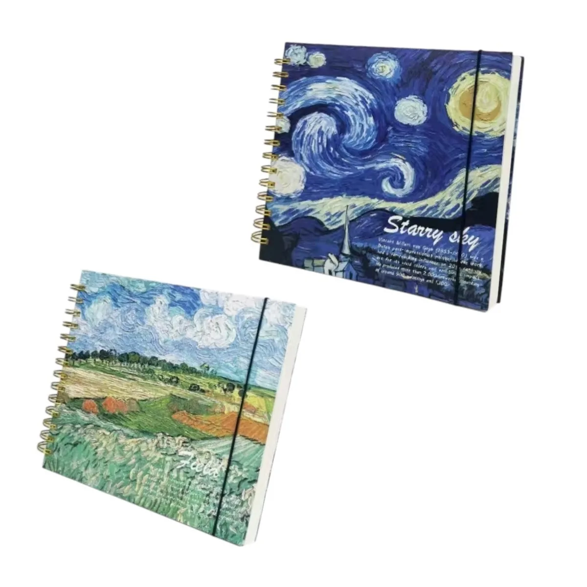 Cuaderno Sketchbook Tapa Dura Espiral 20x21 cm - Van Gogh