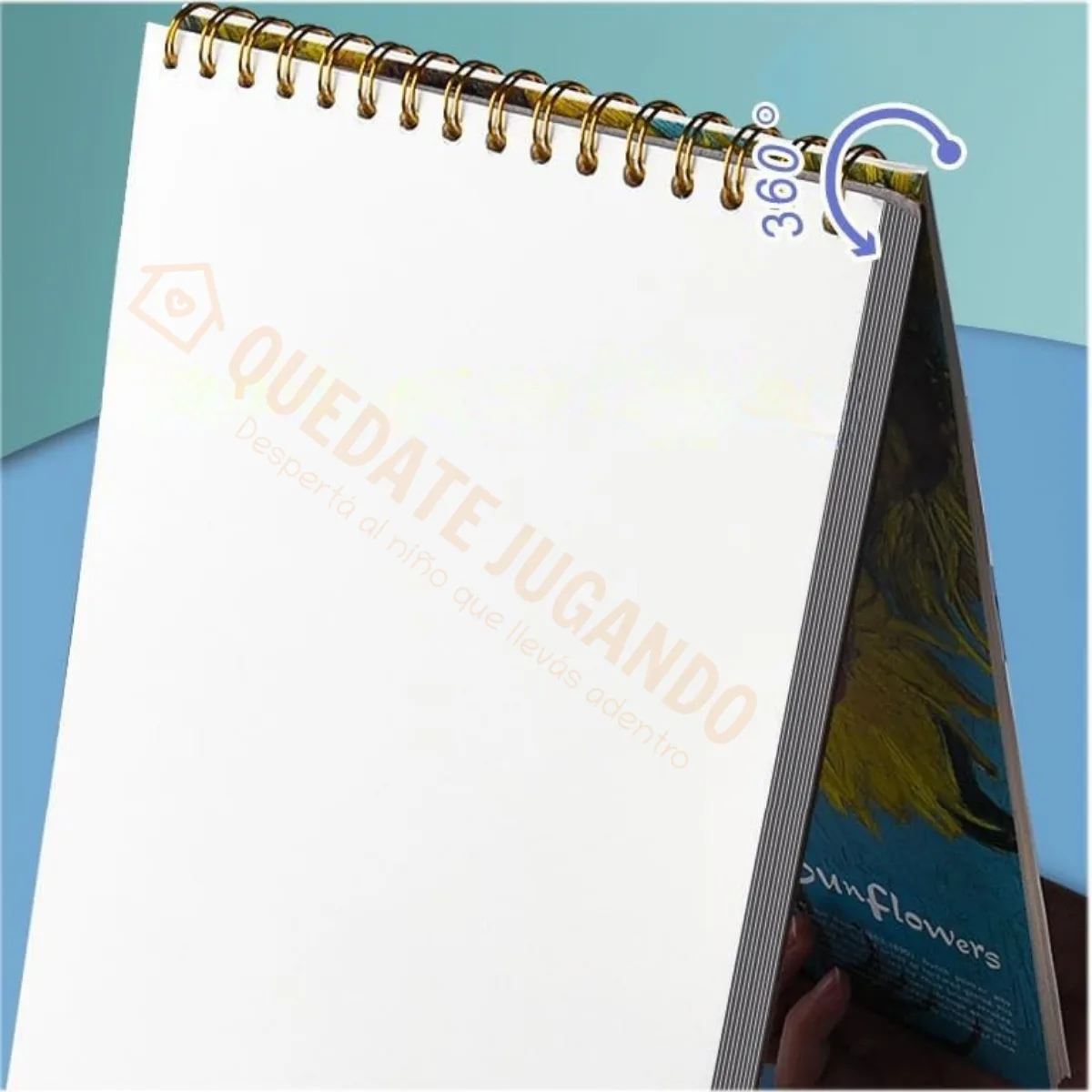 Cuaderno Sketchbook Tapa Dura Espiral A4 - Van Gogh 4