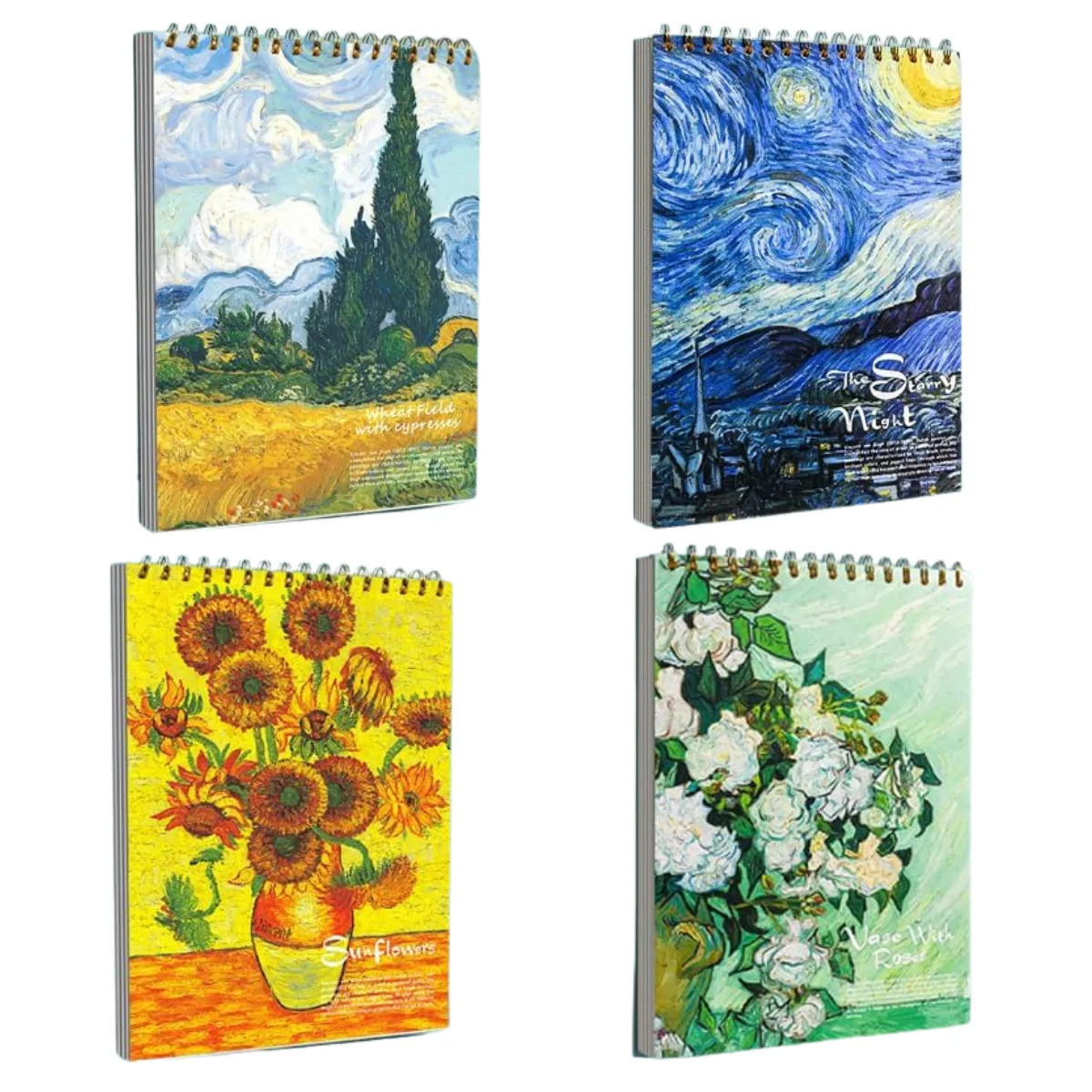 Cuaderno Sketchbook Tapa Dura Espiral A4 - Van Gogh 3